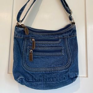 Jean over the shoulder bag